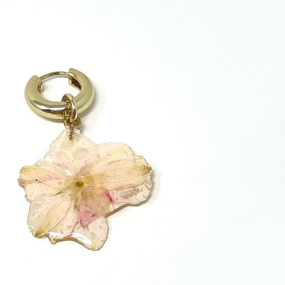 New Anthropologie Floral Drop Earrings - Picture 5 of 8